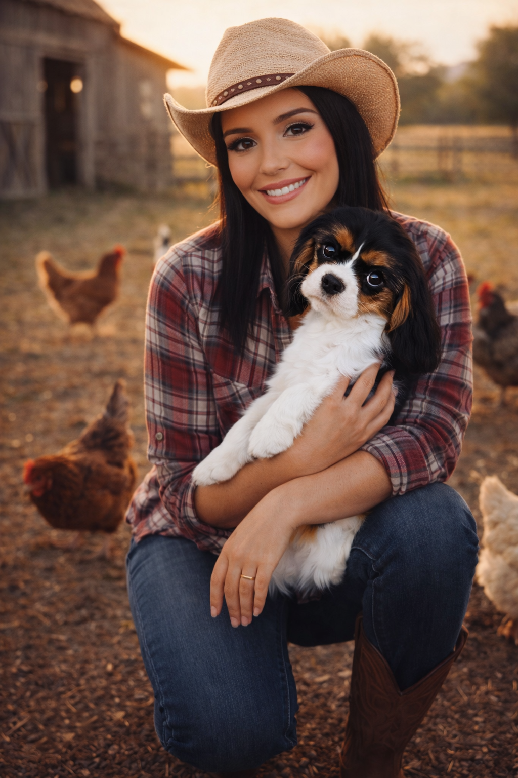 Jamai loves her Cavaliers